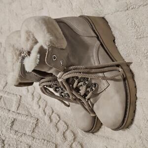 DV by Dolce Vita Frenna Girls Faux Shearling Lined Ankle Boots 4